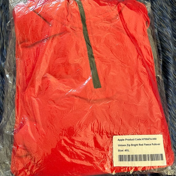 Apple Fleece Pull Over - Picture 1 of 3